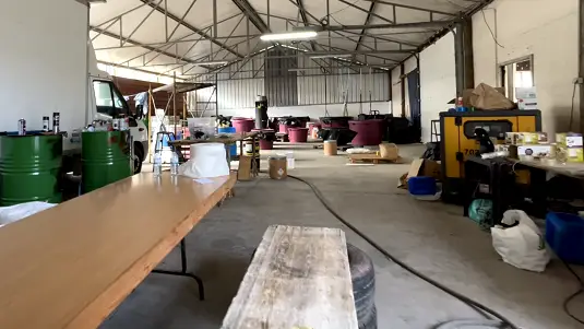 Laboratório desmantelado pela PJ.