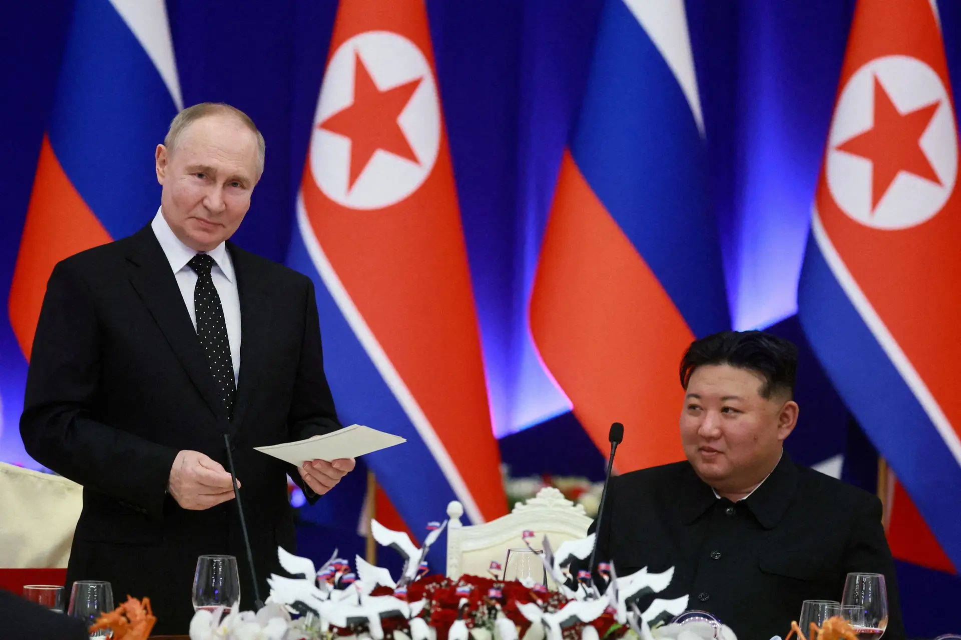 Coreia do Norte anuncia entrada em vigor do acordo militar com a Rússia
