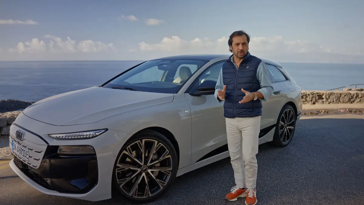 Pedro Amante ao volante do Audi A6 e-tron