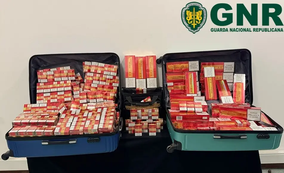 GNR apreende mais de 24 mil cigarros de contrabando em Lisboa