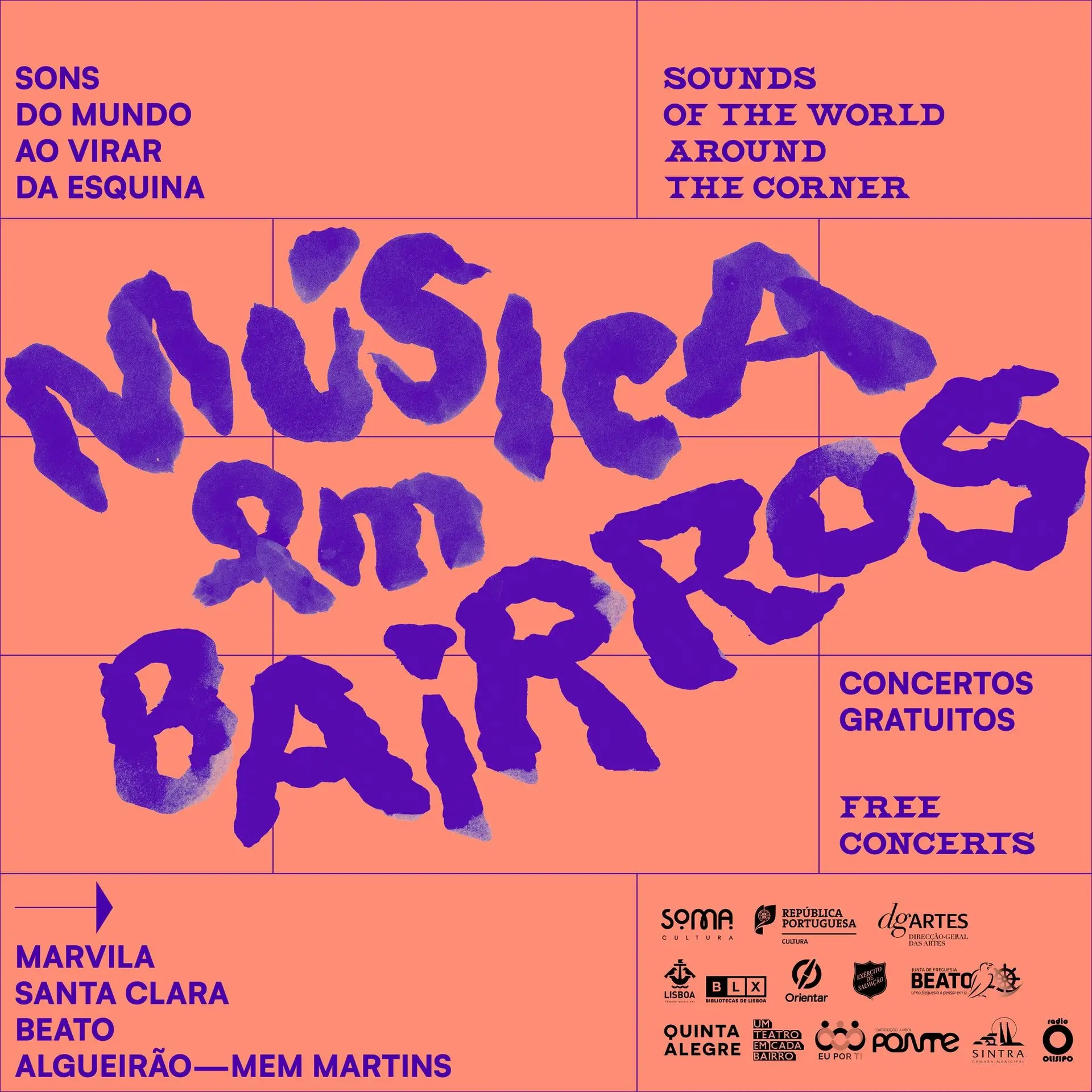Bairros de Lisboa vão ter concertos gratuitos de janeiro a abril