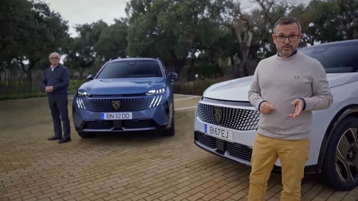Silva Pires e Rui Pedro Reis ao volante dos Peugeot 3008 e 5008