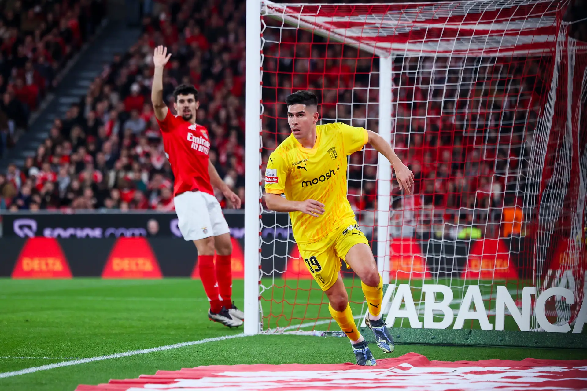 Primeira Liga: Benfica perde frente ao SC Braga na Luz e soma segunda derrota consecutiva