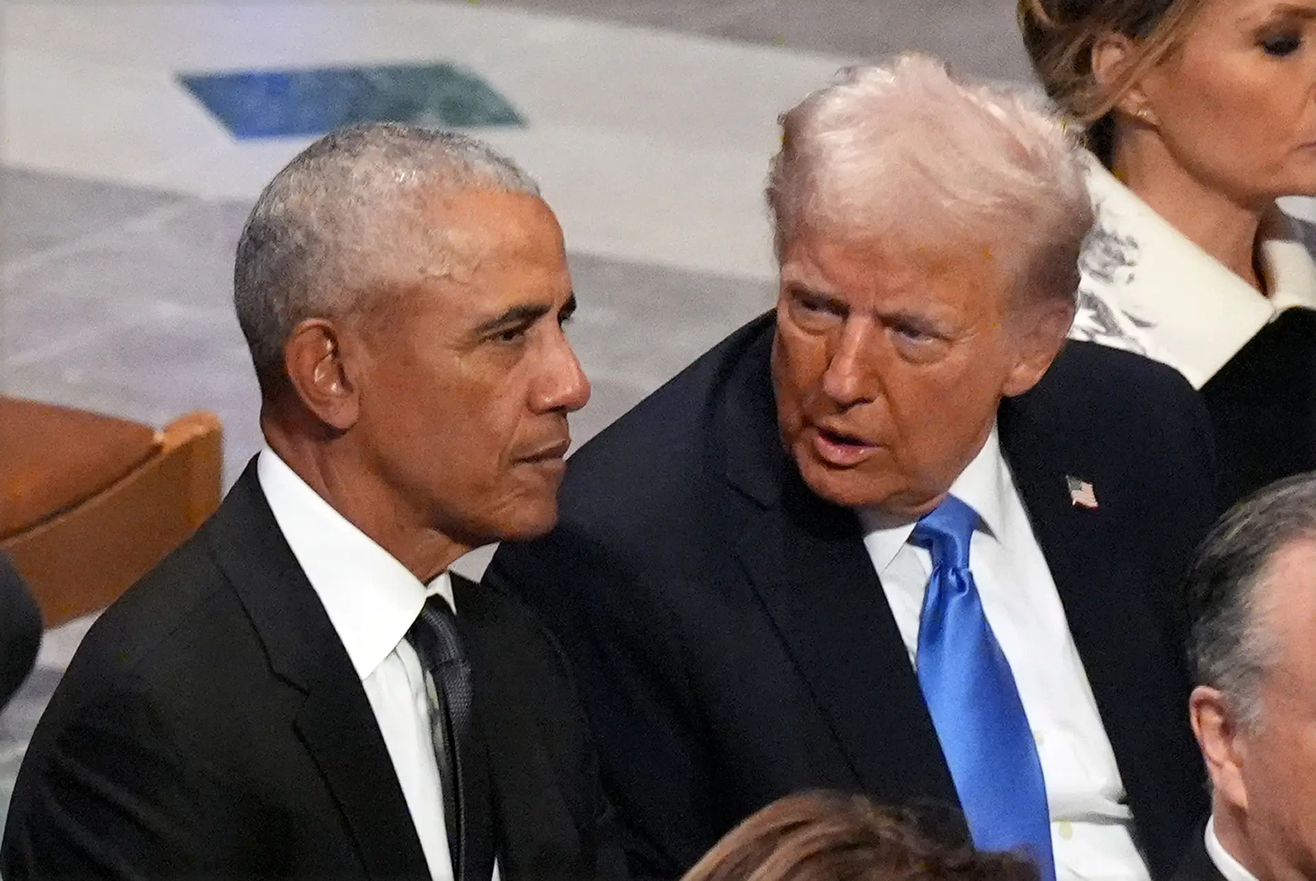 Barack Obama e Donald Trump