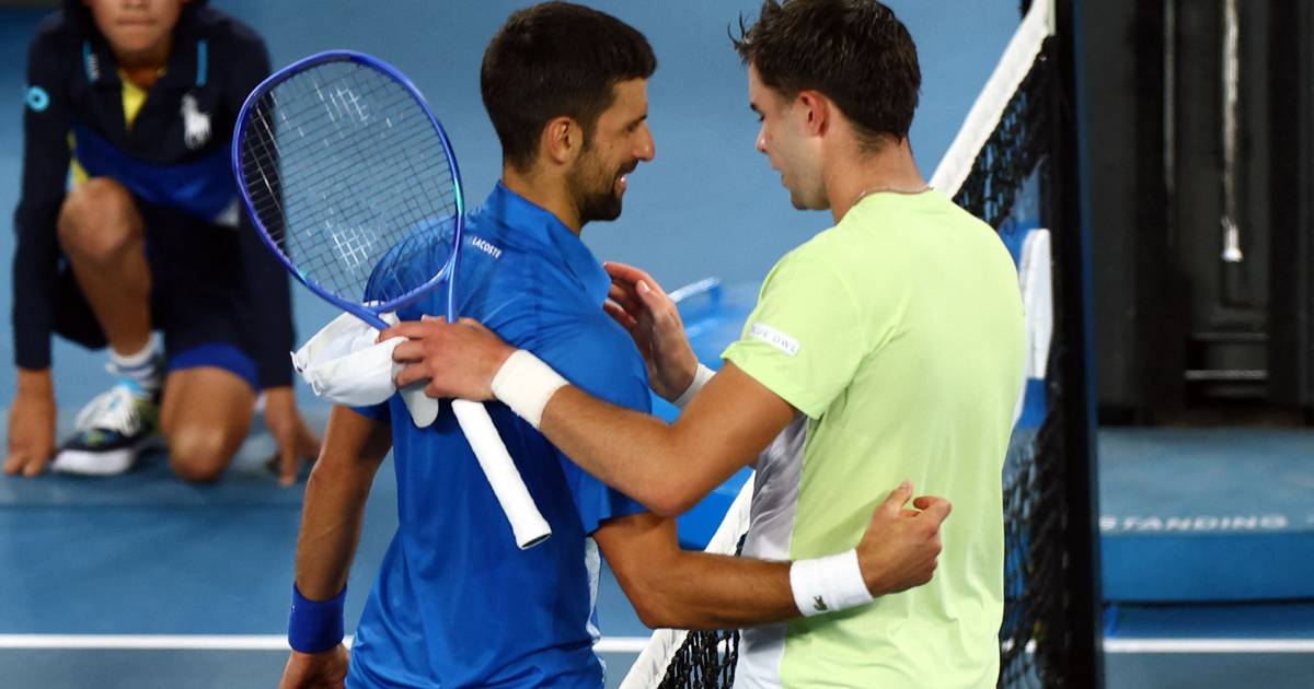 "Futuro brilhante": o elogio de Novak Djokovic a Jaime Faria