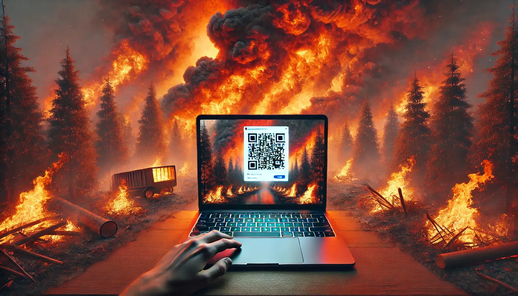 Incêndios em Los Angeles alastram-se para burlas através de e-mail com QR codes
