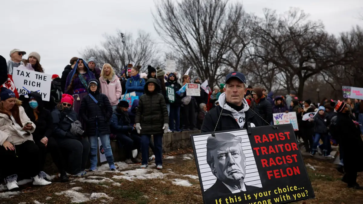 Protesto contra Donald Trump