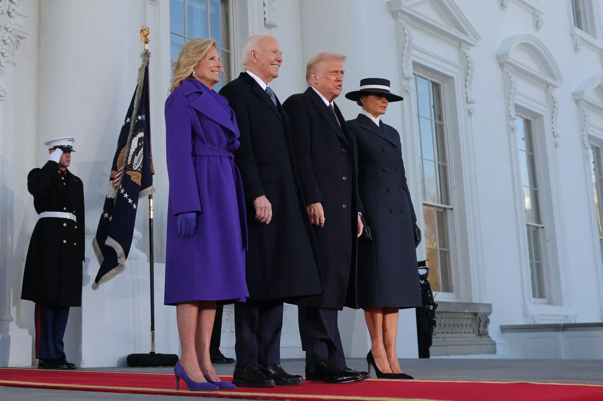 Donald and Melania Trump with the news that sadly suffer from Biden "Aggressive prostate cancer ”