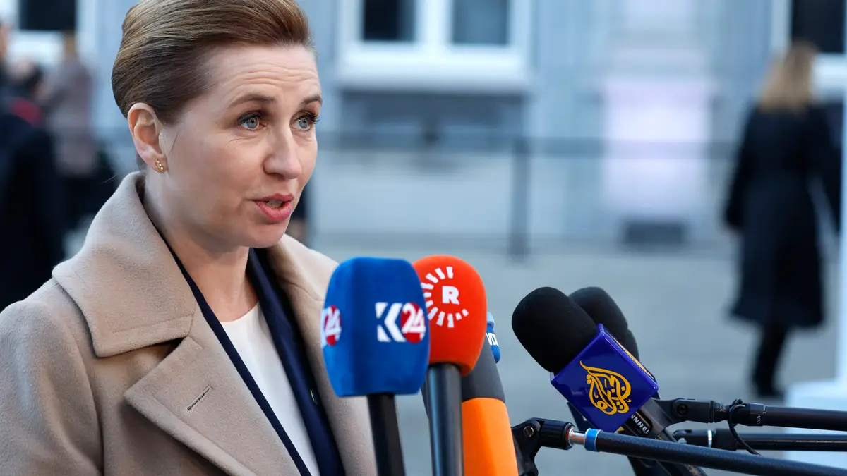 A primeira-ministra da Dinamarca, Mette Frederiksen