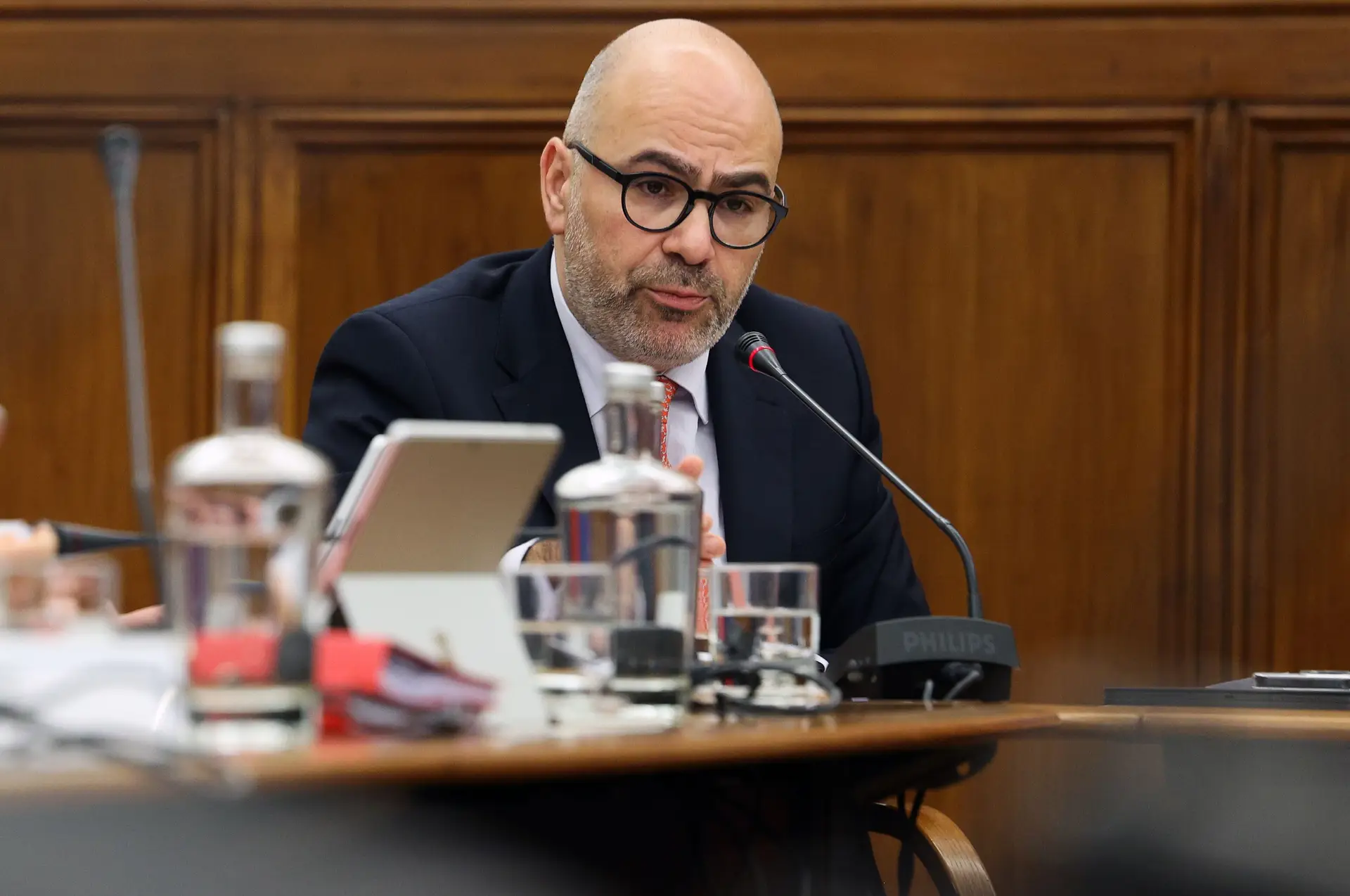 O ministro das Infraestruturas e Habitação, Miguel Pinto Luz