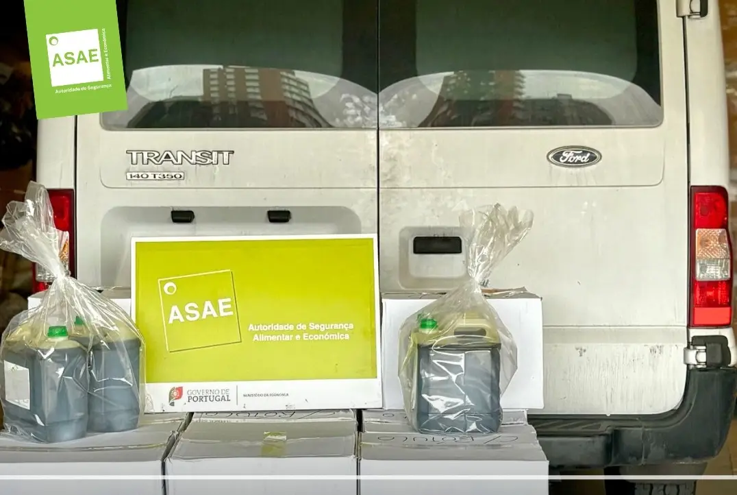 ASAE apreende (mais) 1.500 litros de óleo alimentar vendido como azeite