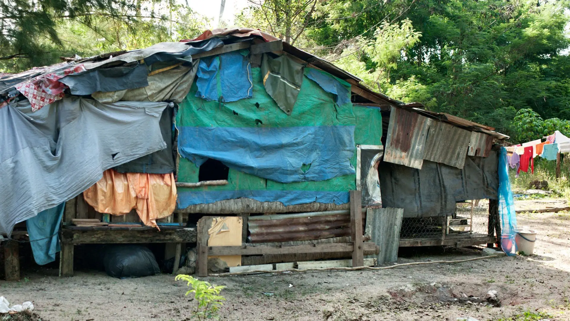 "Trabalhamos, mas não conseguimos garantir o prato de comida": a realidade de quem vive em barracas