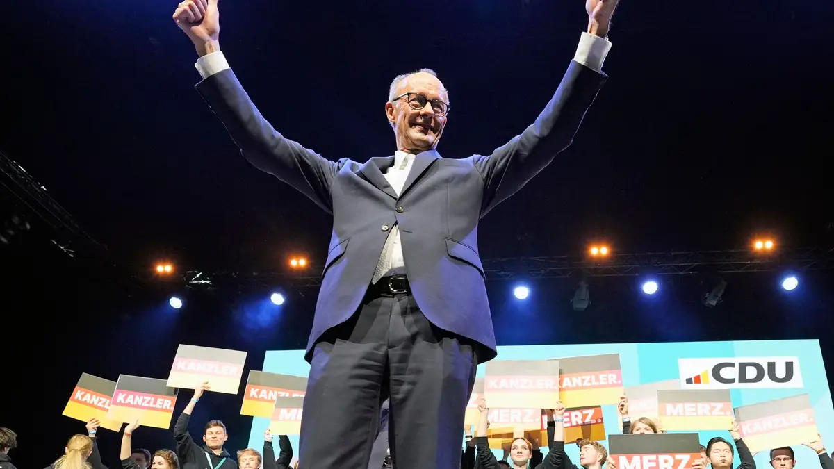 Friedrich Merz celebra vitória na CDU nas legislativas da Alemanha