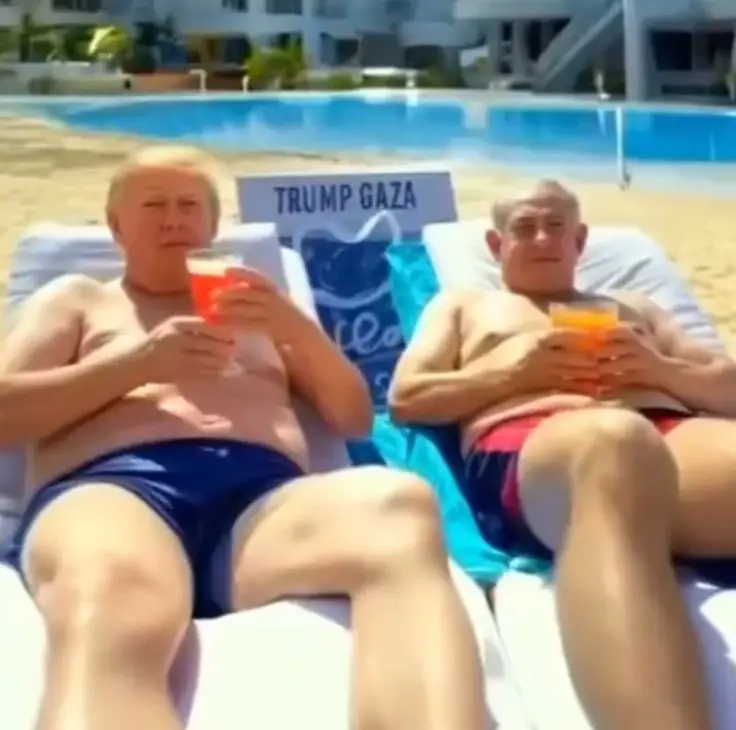 Imagem retirada do vídeo partilhado por Trump.