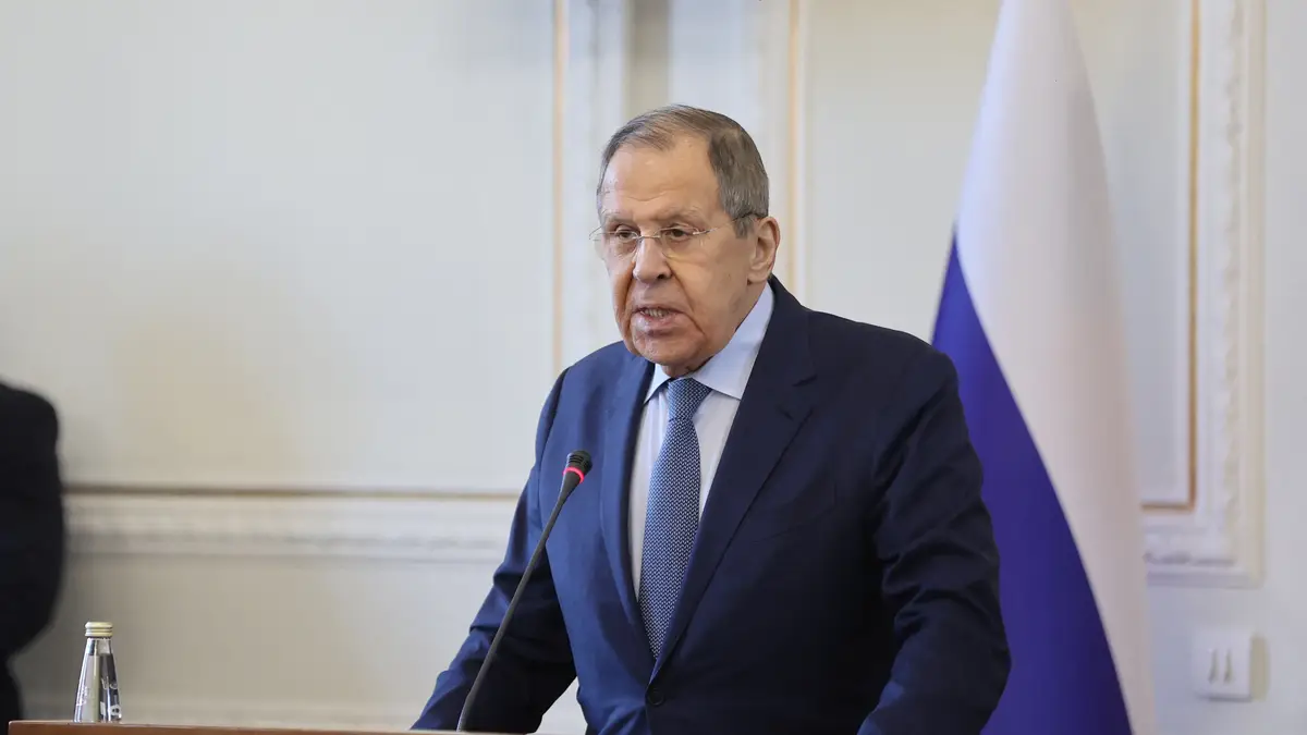 O ministro dos Negócios Estrangeiros russo Sergey Lavrov
