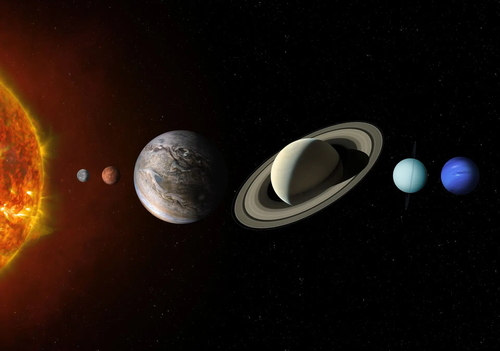 Sete planetas alinhados no céu pela última vez até 2040: como observar o fenómeno raro