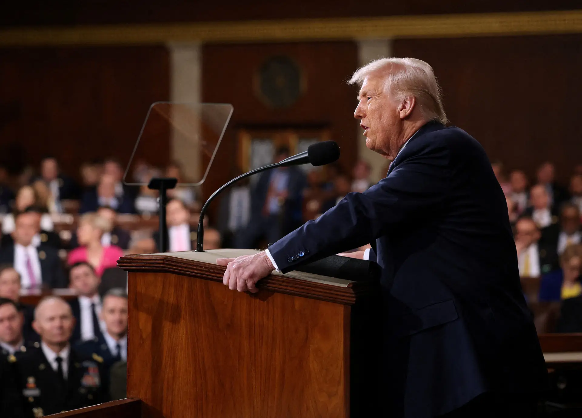 O Presidente dos Estados Unidos, Donald Trump