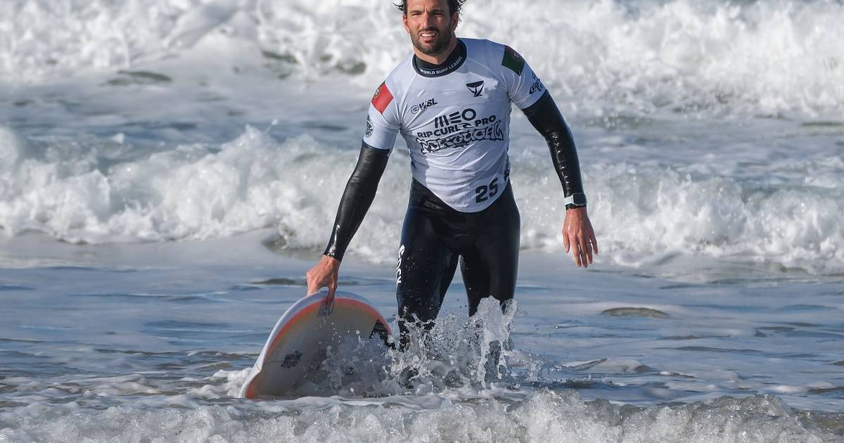 Liga Mundial de Surf: Frederico Morais eliminado no segundo dia da prova de Peniche