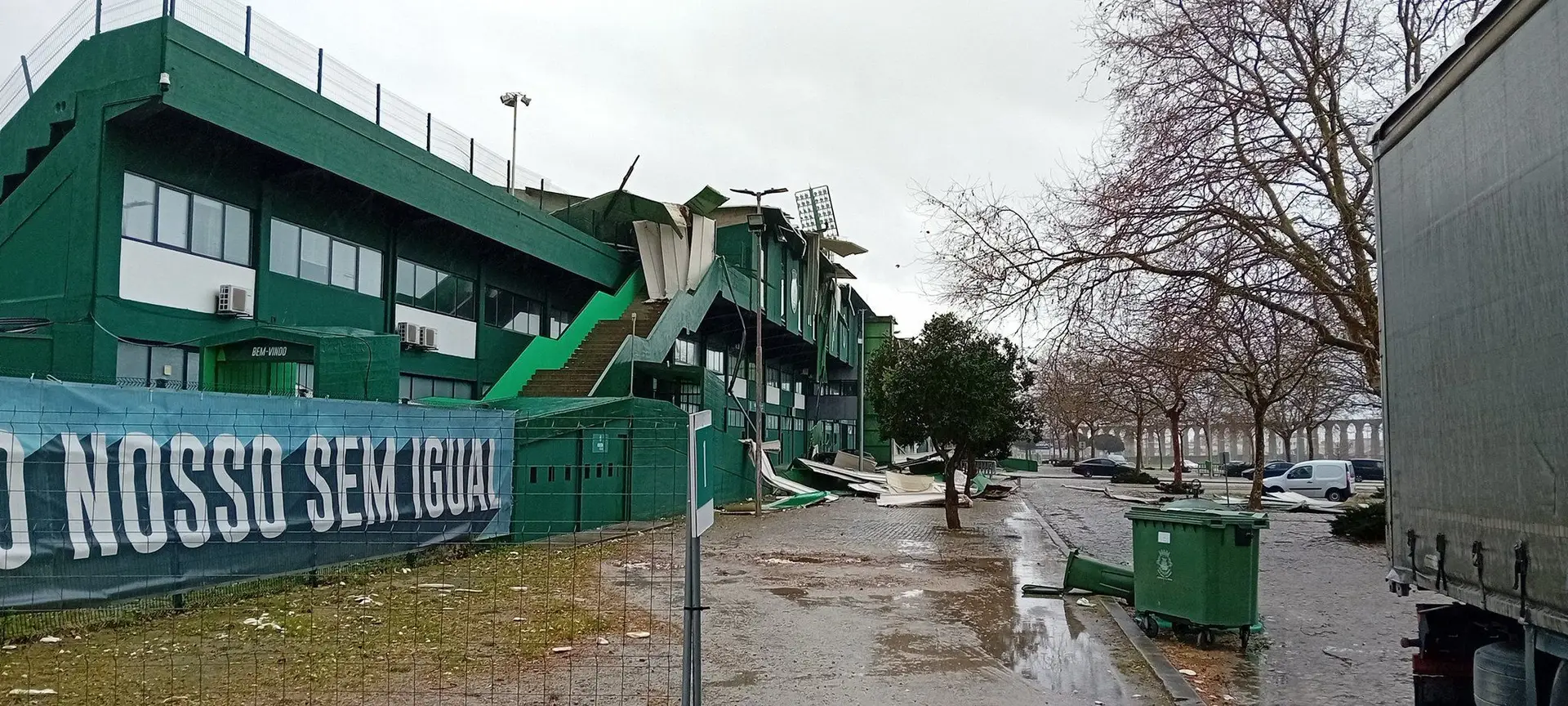 Rio Ave já começou a limpar destroços para avaliar danos e "minimizar" impacto nos jogos
