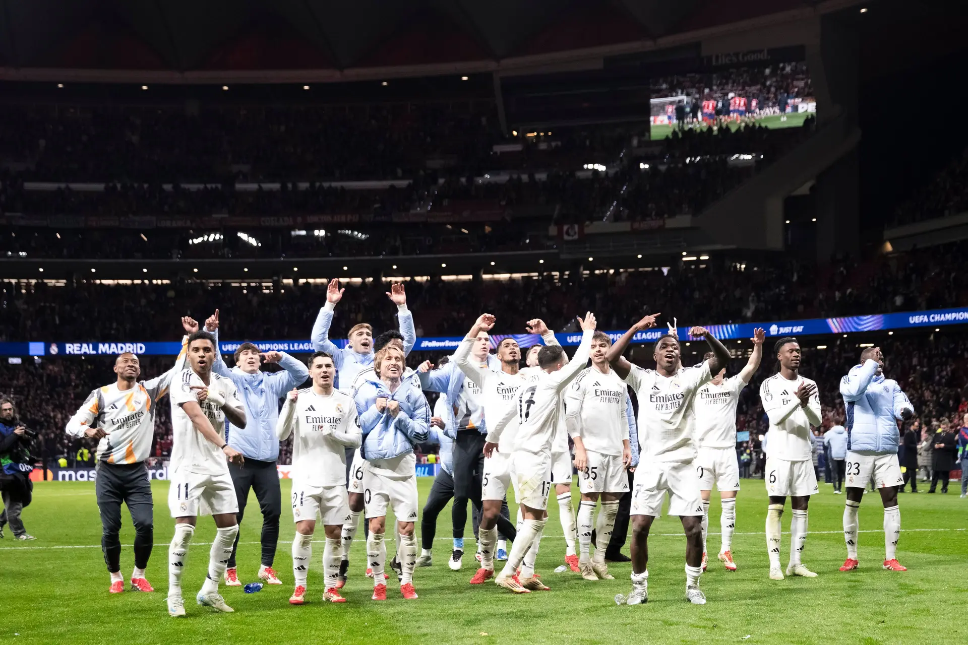 UEFA investiga jogadores do Real Madrid por festejos diante do Atlético