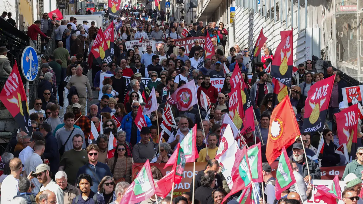 Manifestação da CGTP em Lisboa