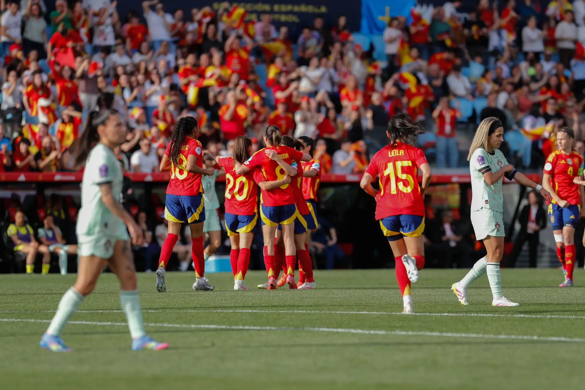 Liga das Nações: Espanha aumenta a dose e goleia Seleção Nacional feminina 