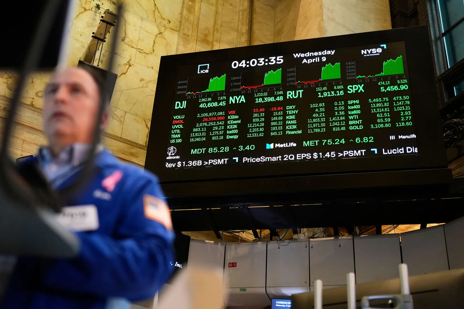 Tréguas de Trump dão esperança aos mercados? Bolsas mundiais voltam ao verde