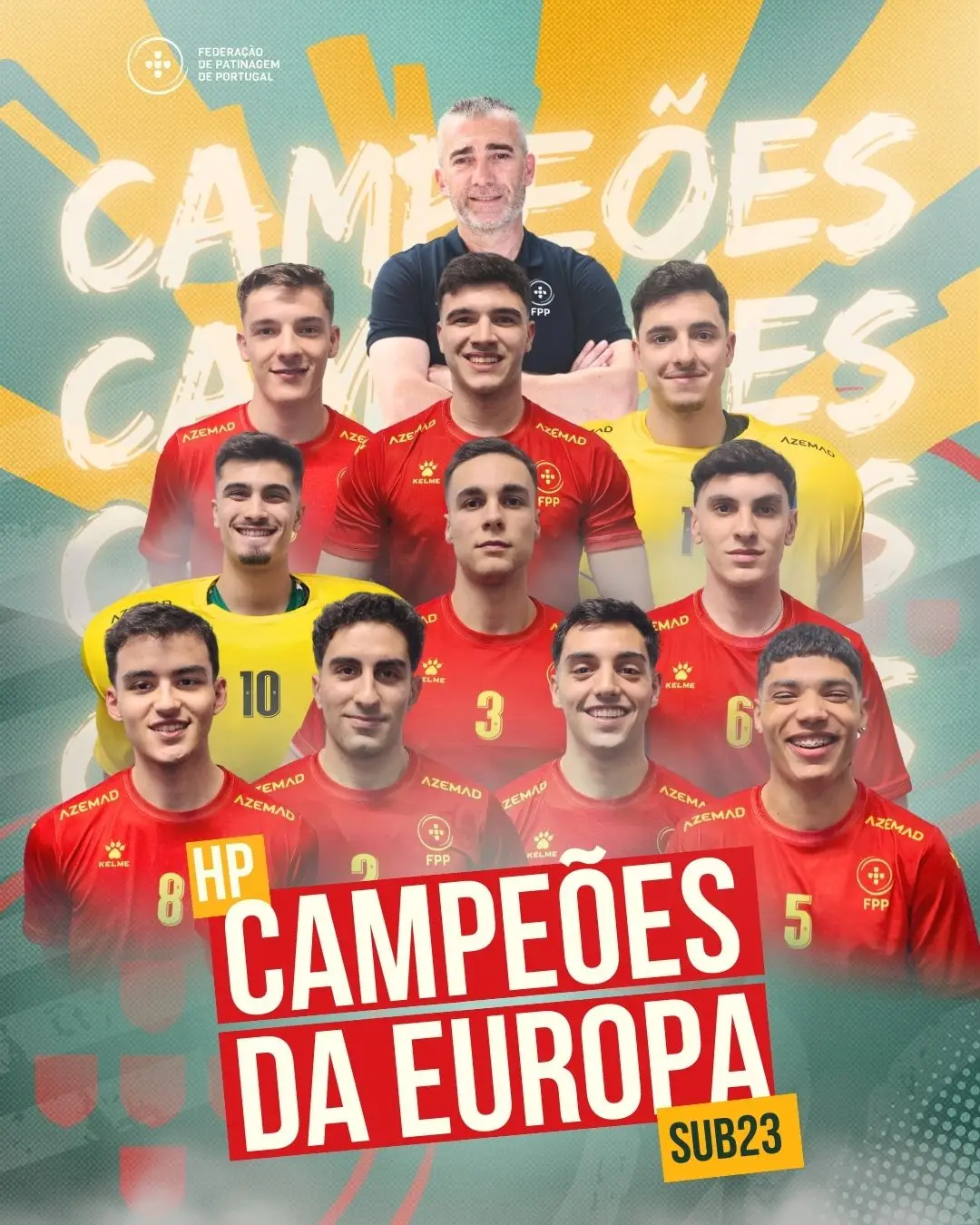 Portugal é campeão europeu de hóquei em patins de sub-23