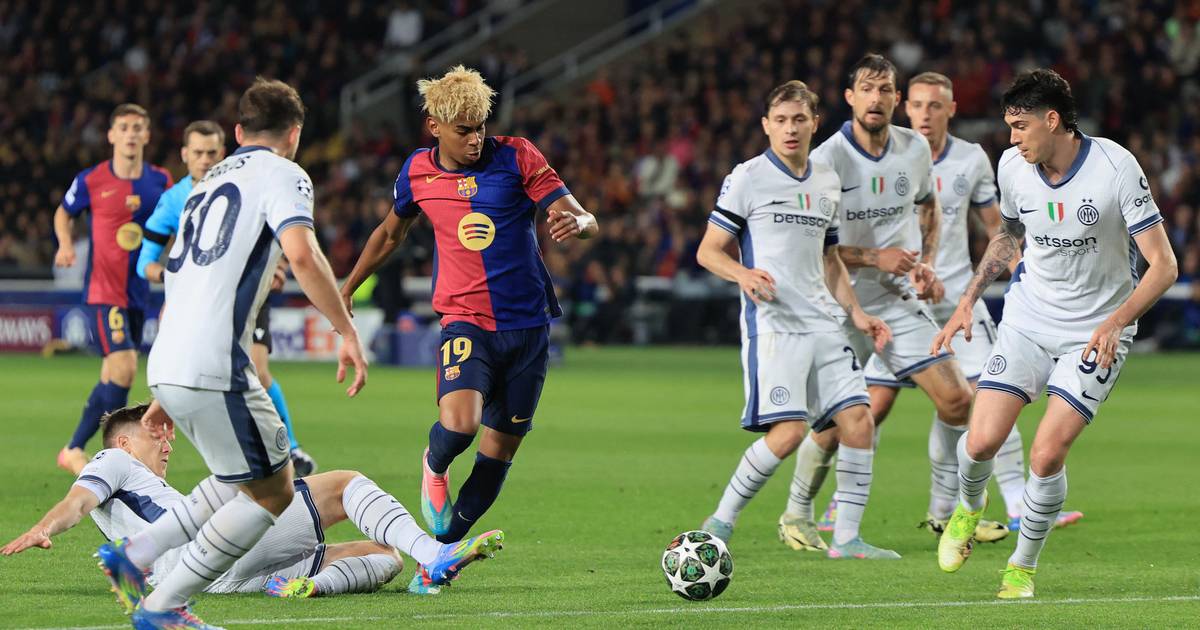 Em jogo impróprio para cardíacos, Barcelona e Inter 'empatam-se' e deixam tudo em aberto na 'Champions'