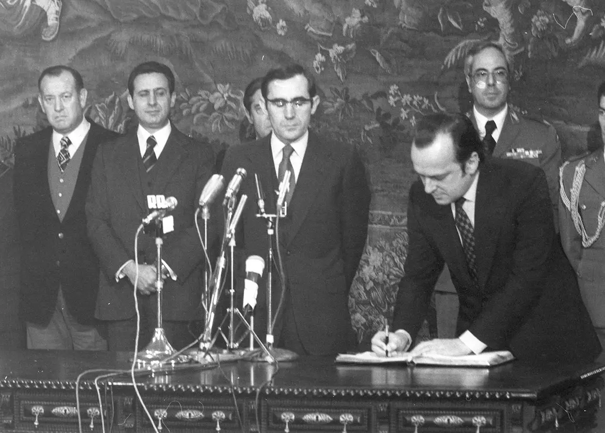 Tomada de posse como primeiro-minitros do VII Governo Constitucional 9 de janeiro de 1981, Lisboa