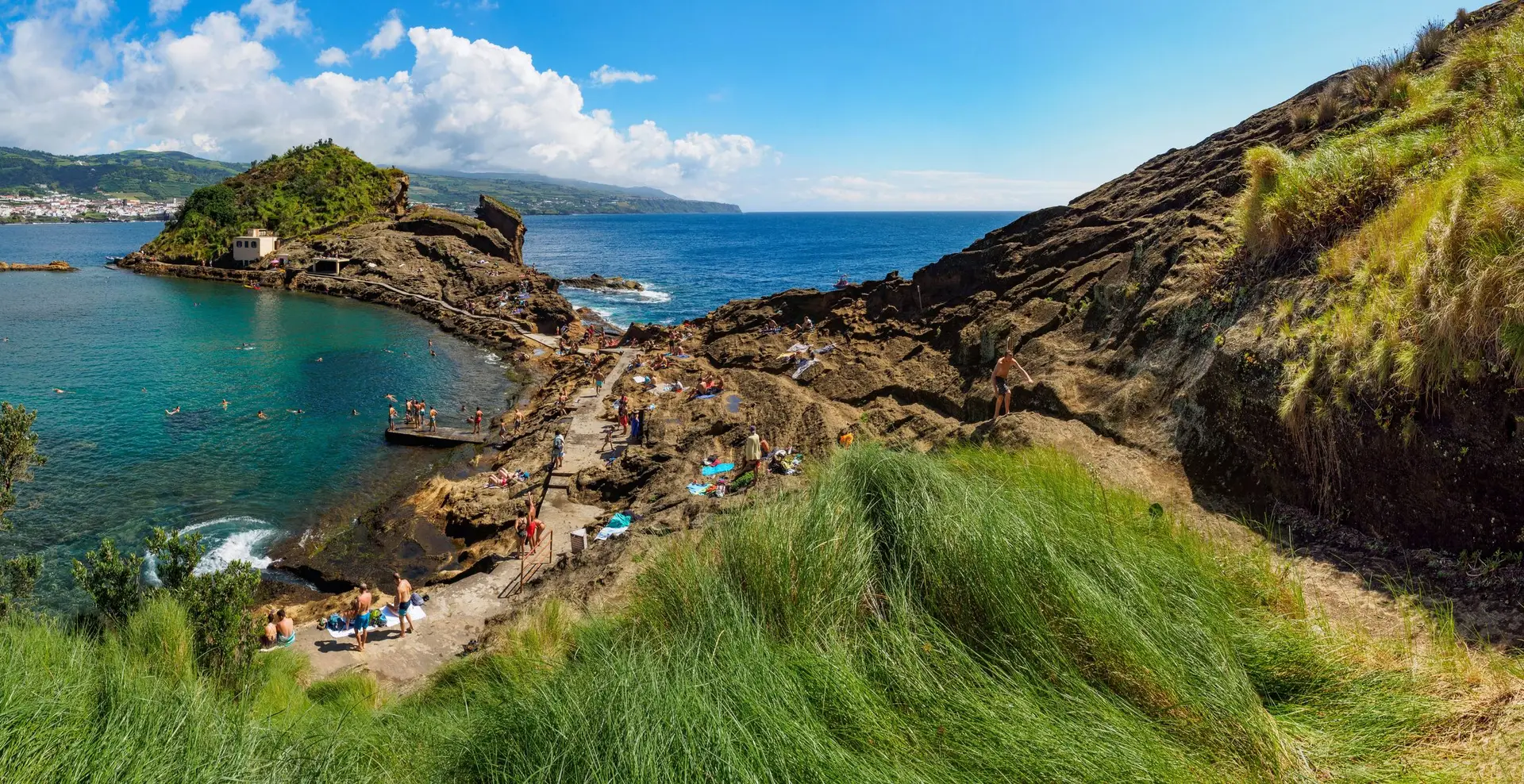 Ilhéu de Vila Franca, em São Miguel, nos Açores.
