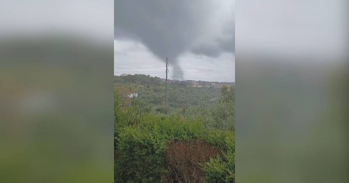 Mini-tornado atinge Sardoal e provoca danos numa habitação, veja as imagens