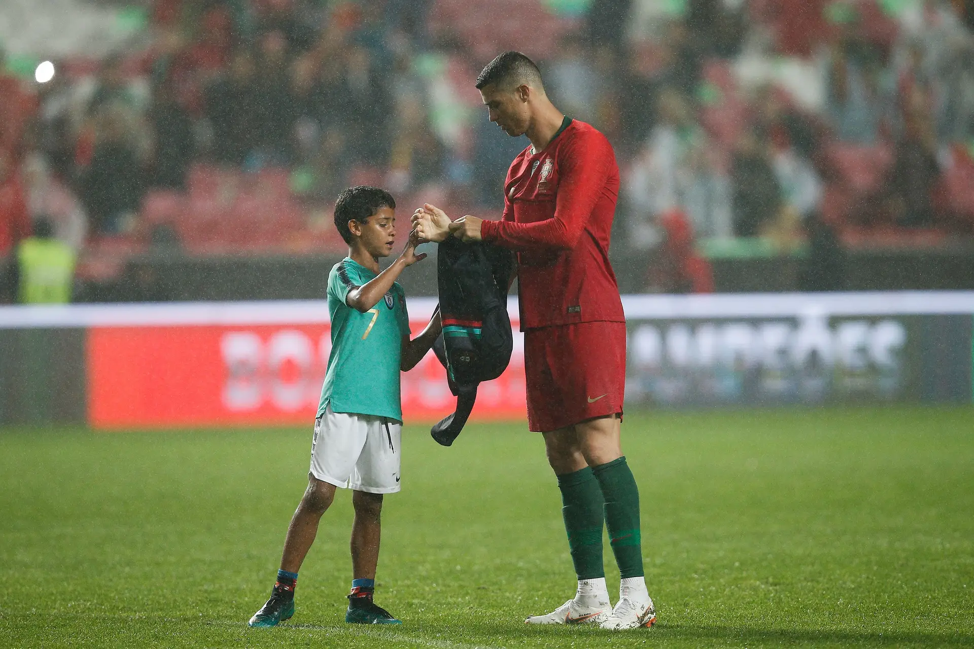 Cristianinho e Cristiano Ronaldo