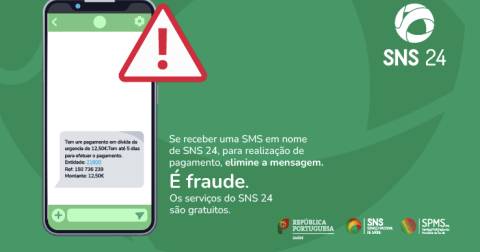 Estão a circular SMS fraudulentas em nome do SNS 24