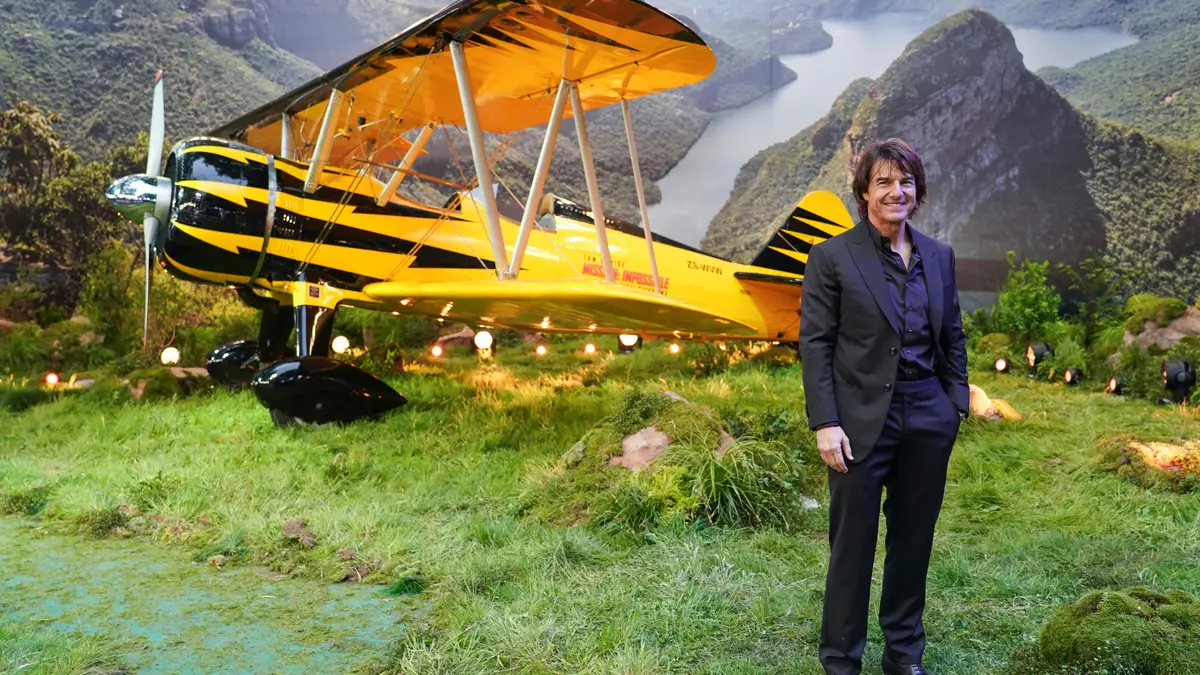 Tom Cruise na estreia do filme “Missão: Impossible - The Final Reckoning” na quinta-feira, 15 de maio de 2025, em Londres.