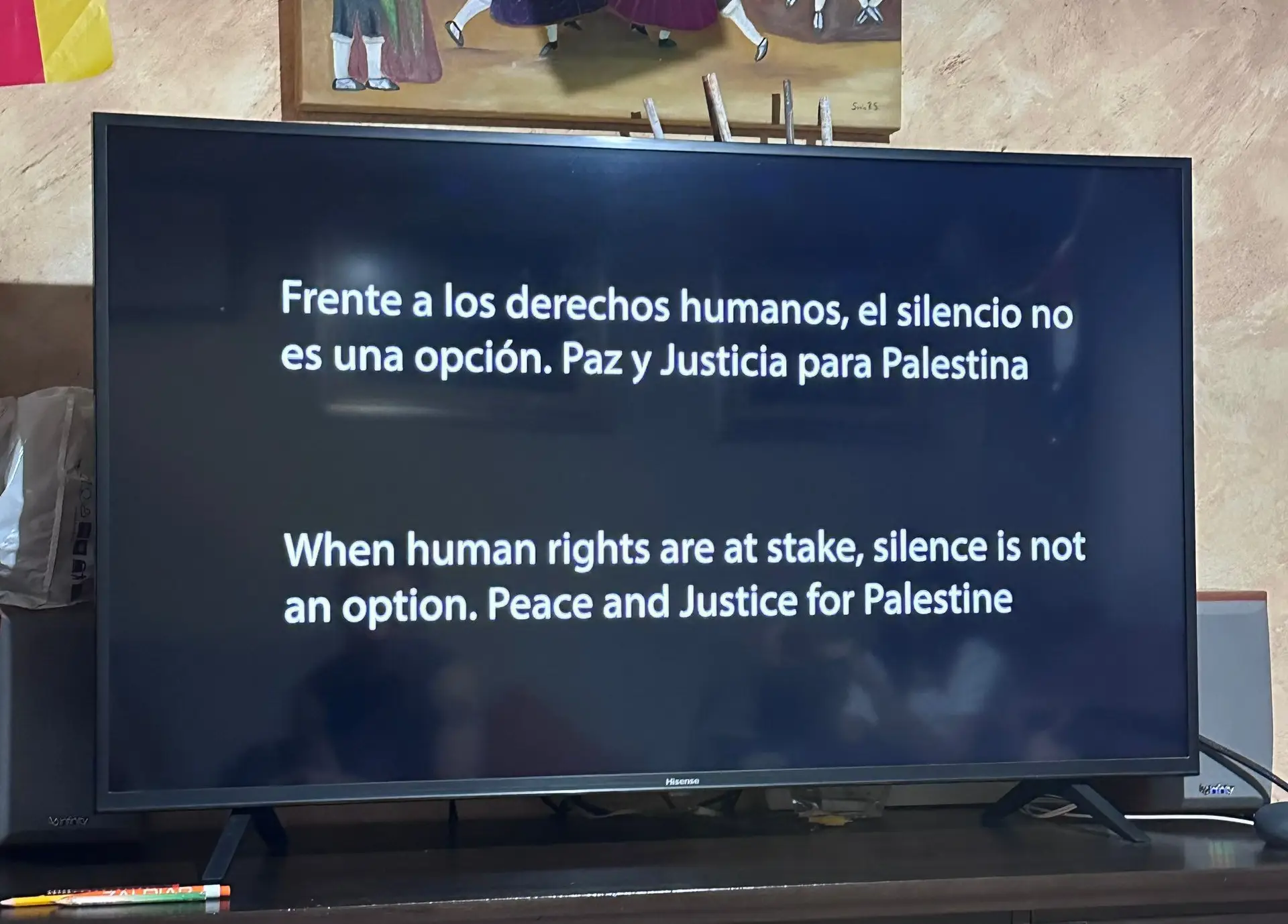 Após ameaça da organização da Eurovisão, televisão pública espanhola emite mensagem de apoio à Palestina