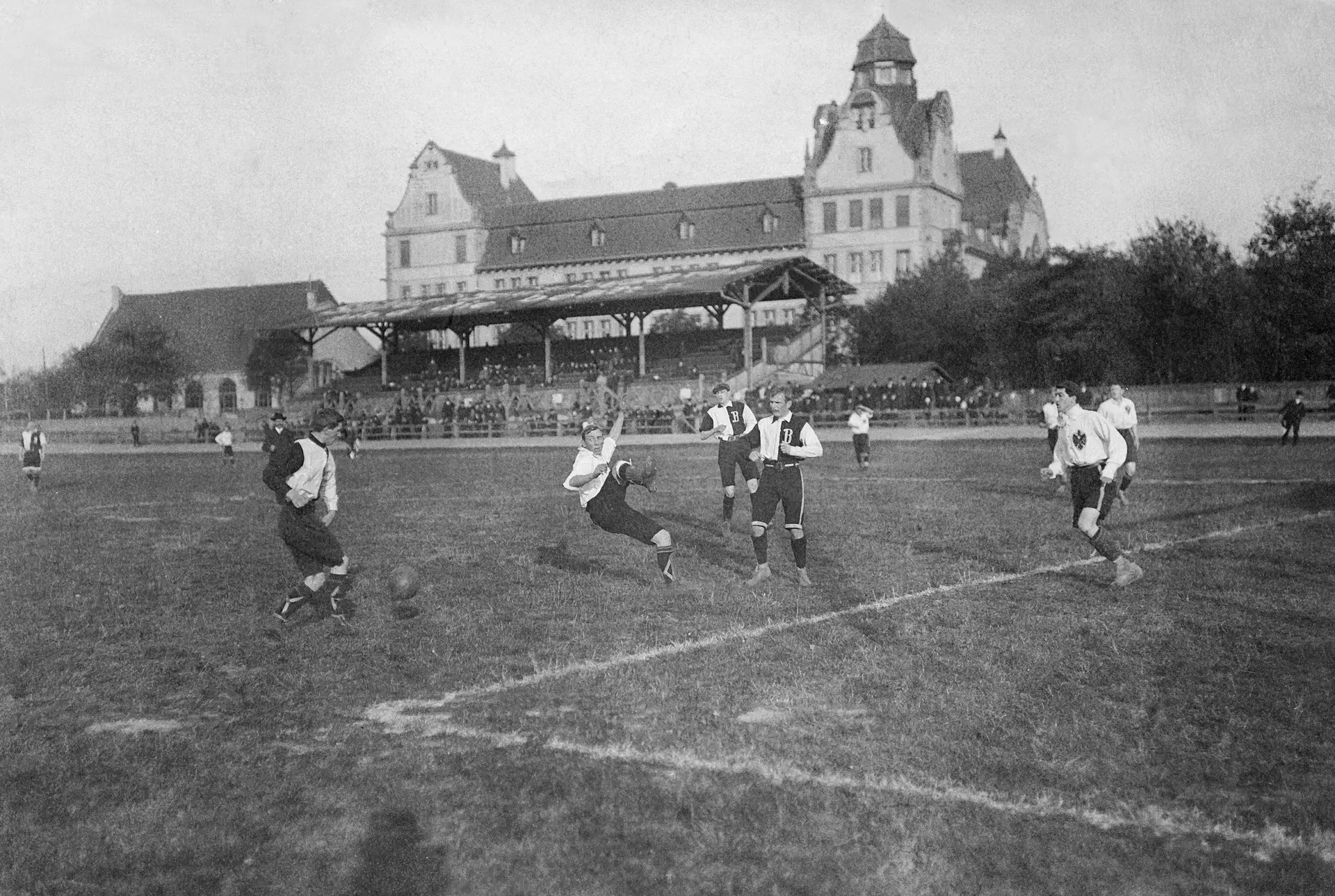 Jogo de futebol em Berlim, 1904