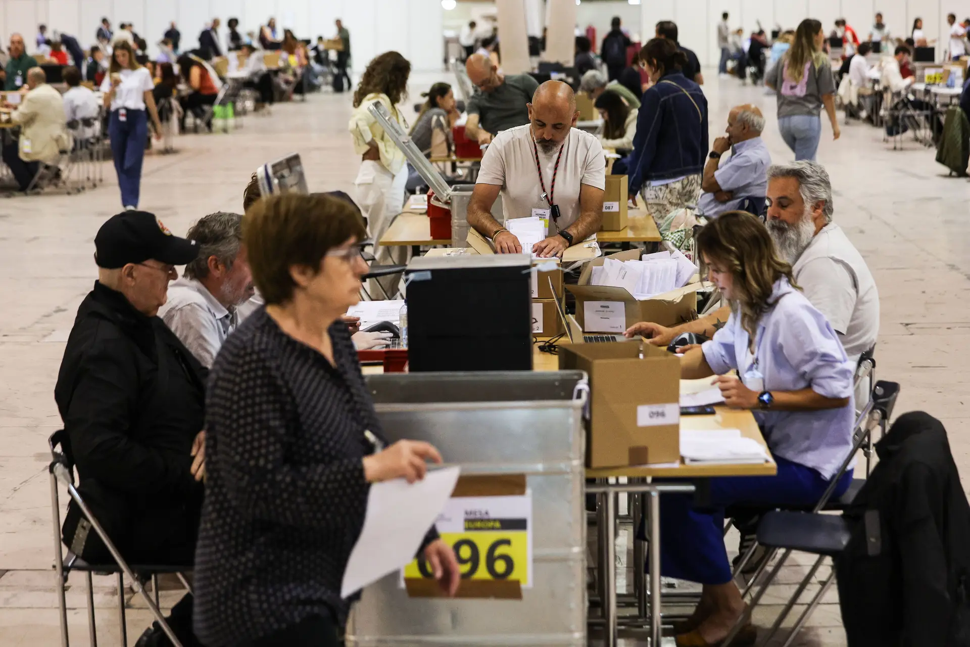 Chega está à frente na contagem dos votos no círculo da Europa