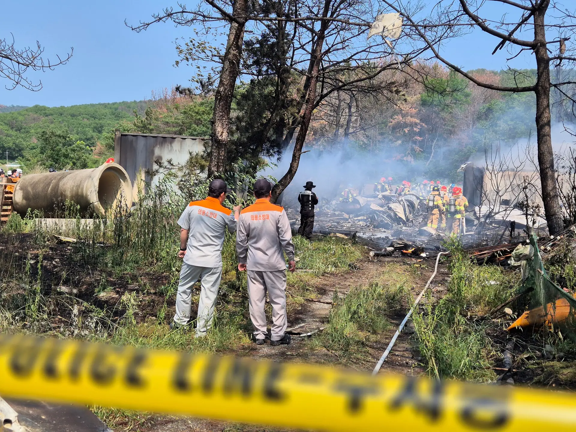 Cuatro personas fueron asesinadas en un accidente aéreo militar en Corea del Sur.