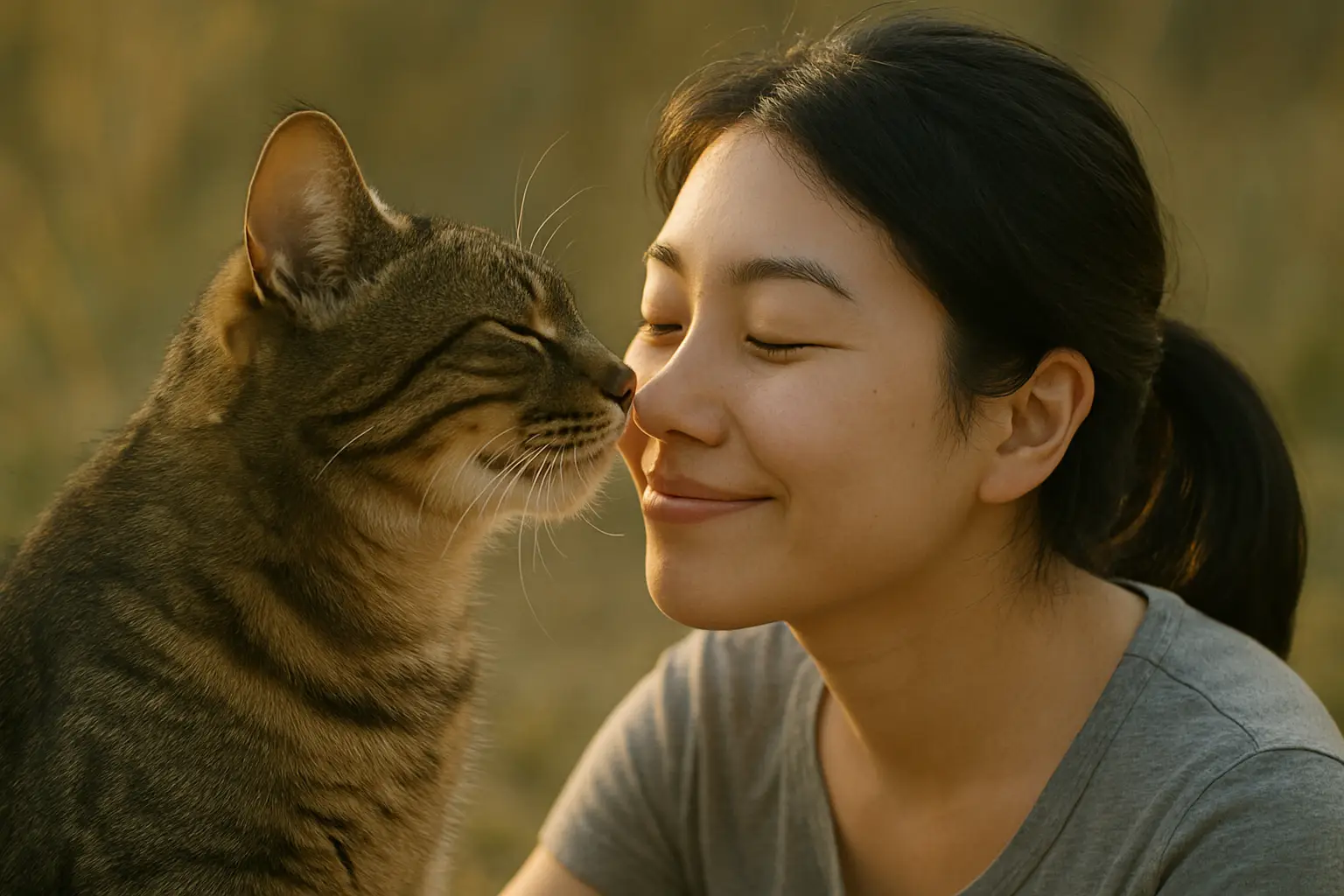 Olfato dos felinos: gatos distinguem cheiros humanos familiares