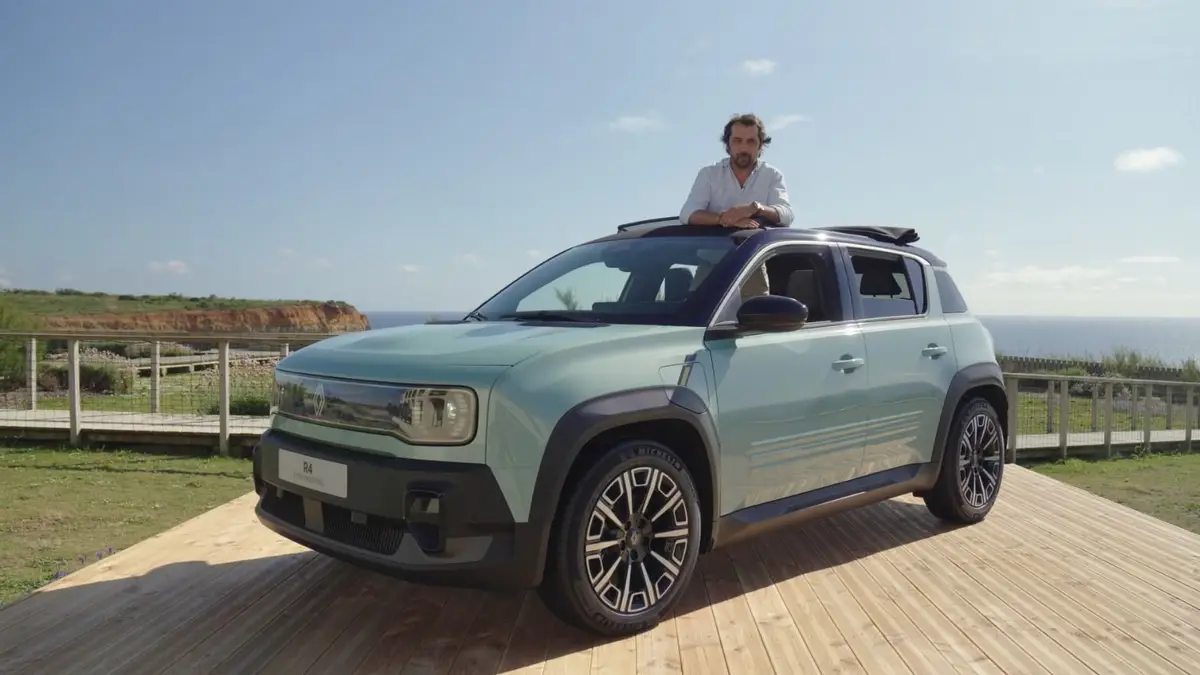 Pedro Amante ao volante do novo Renault 4