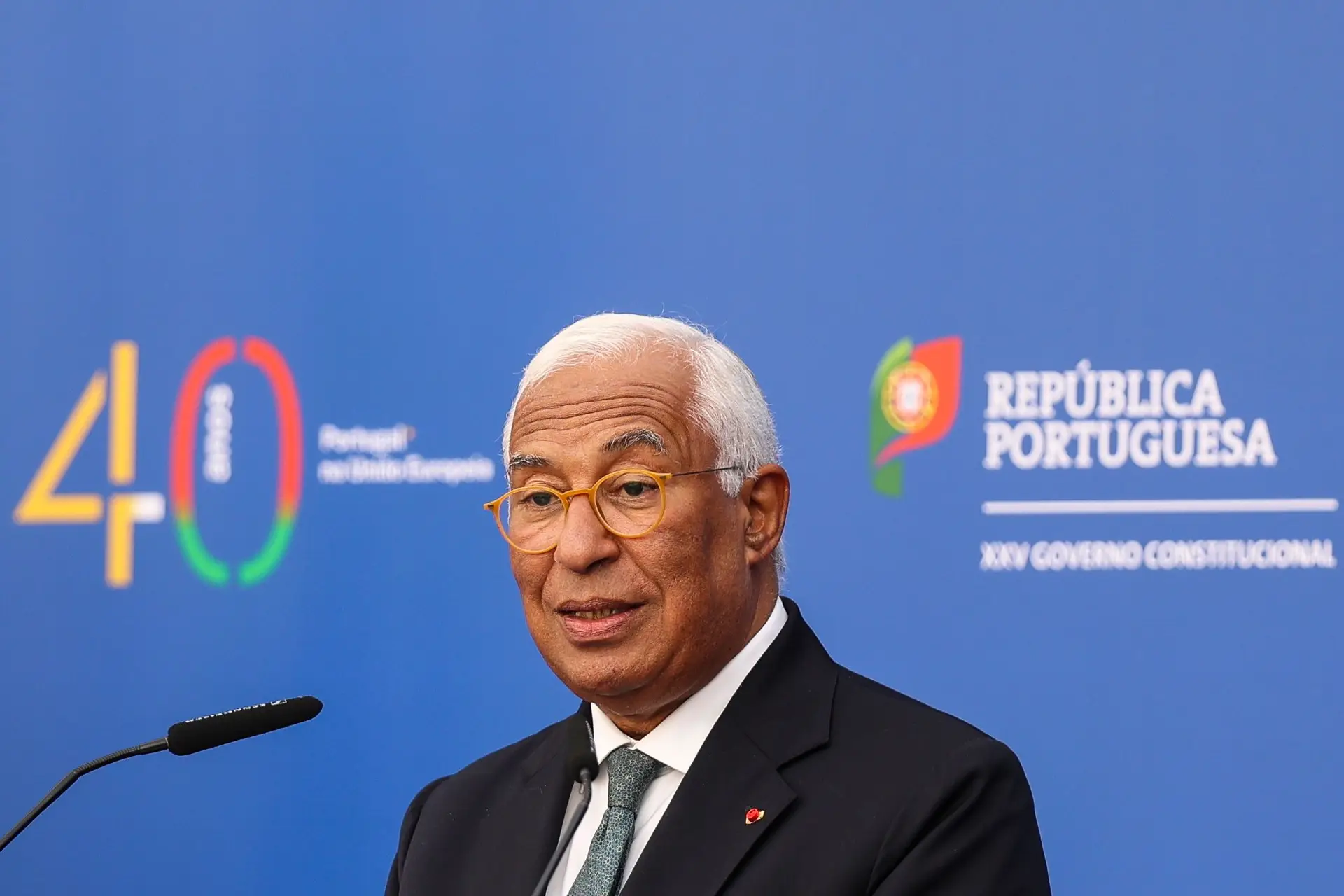 António Costa celebra 40 anos de Portugal na UE: "Um caso de sucesso partilhado"