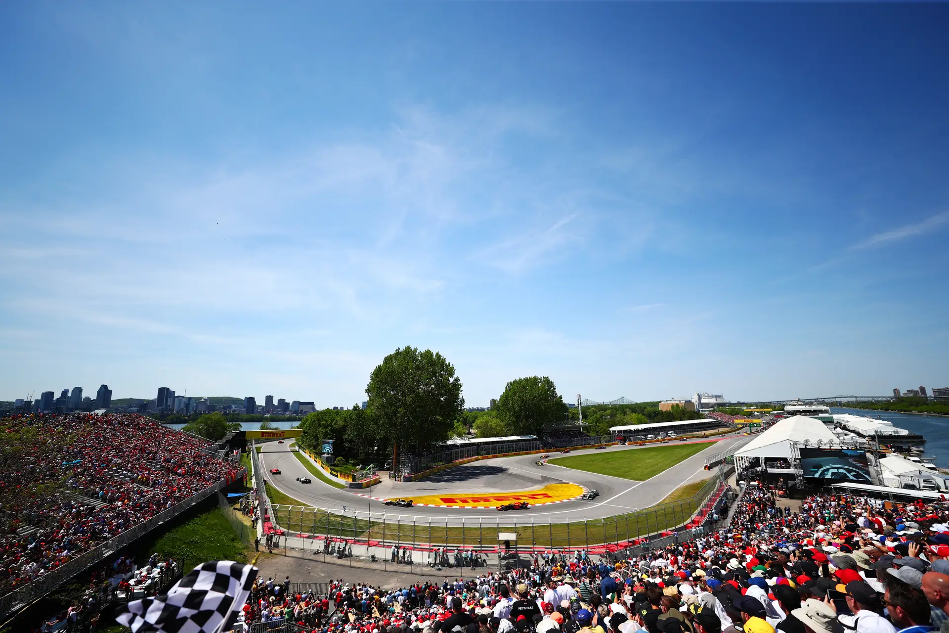 O Grande Prémio de F1 do Canadá, no Circuito Gilles Villeneuve, a 9 de junho de 2019, em Montreal, Canadá.