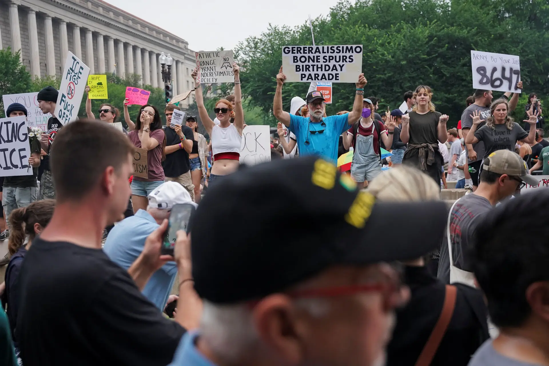 Manifestante baleado em marcha anti-Trump morreu