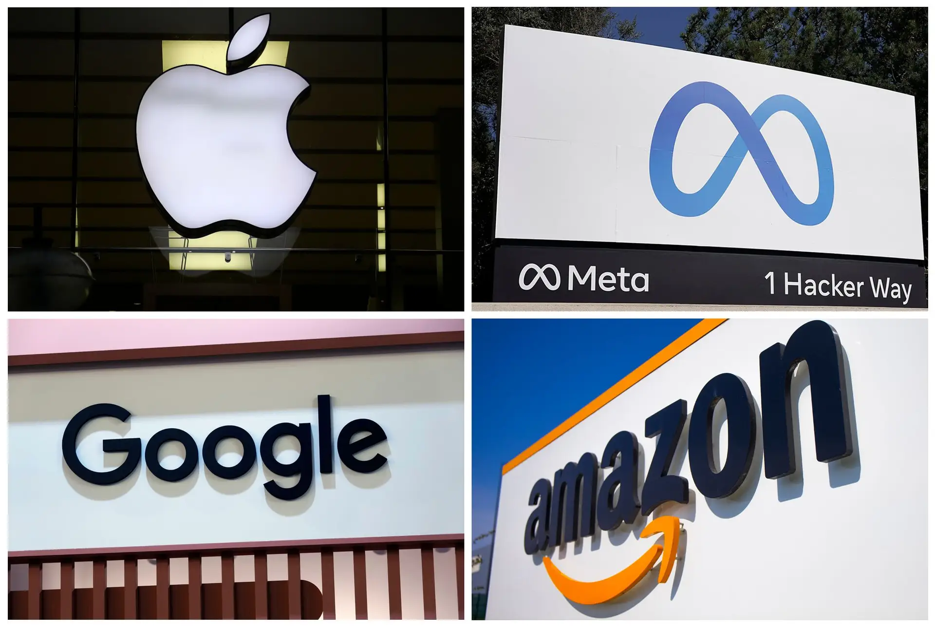 Apple, Meta, Google e Amazon