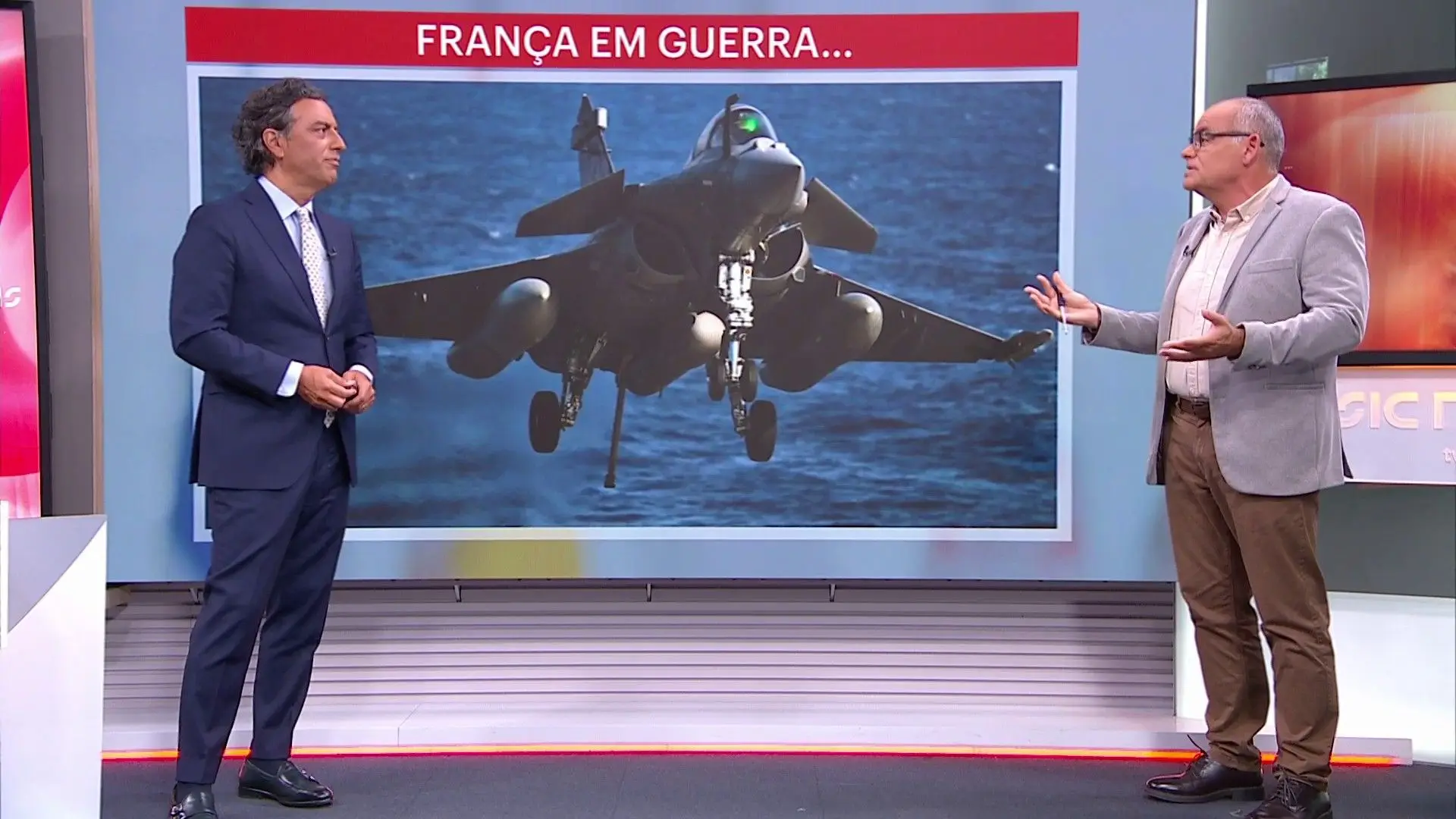 "Está confirmada a entrada da França na guerra dos 12 dias"