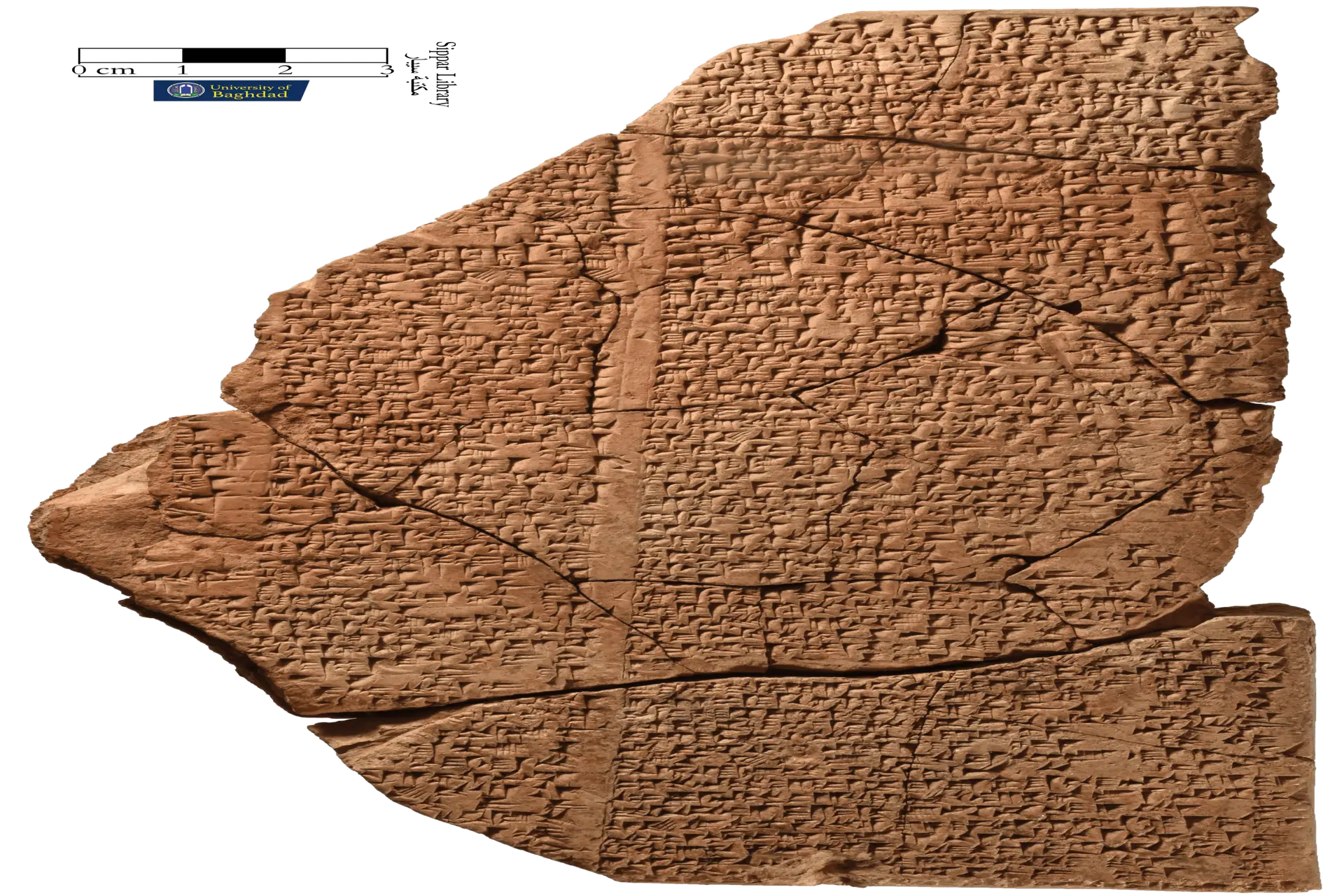 A tábua cuneiforme redescoberta com o hino em louvor da Babilónia