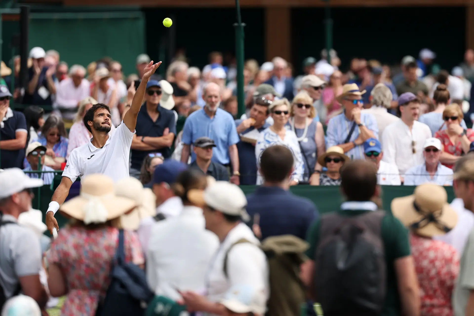 Wimbledon quebra regra centenária para homenagem de tenista português a Diogo Jota e André Silva