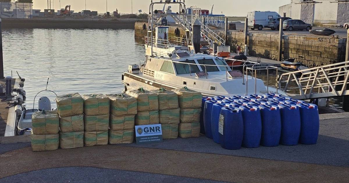 GNR apreende 1.500 quilos de haxixe na Ria Formosa