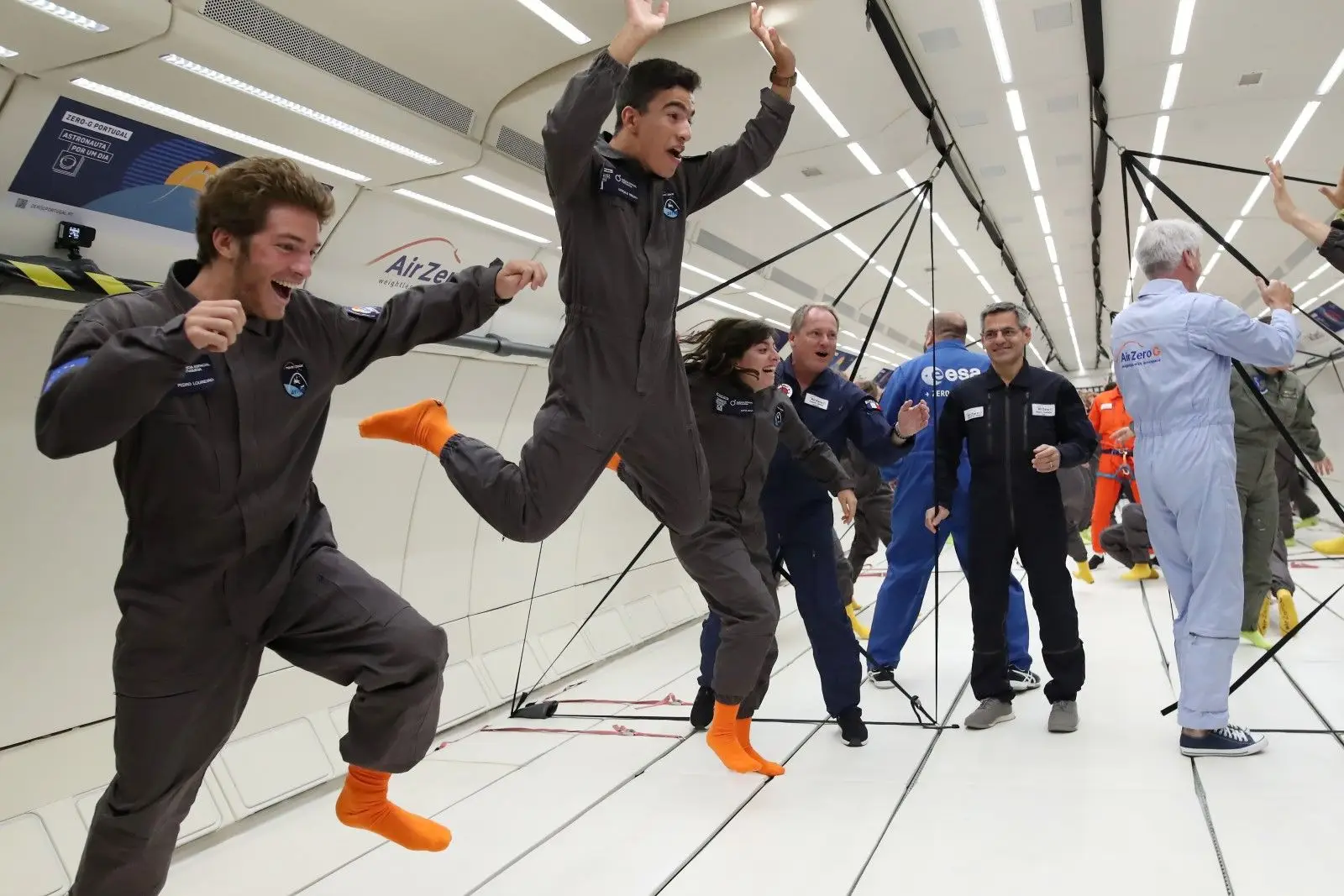 Vuelo parabólico en Novspace Airbus.